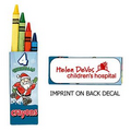 4 Pack Holiday Crayons